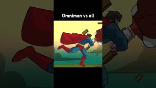 Superman defeat Omniman but Caption America and Batman died in this fight animation edit shorts [upl. by Sewole]