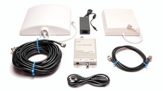 Kit Repetidor Amplificador se señal móvil GSM 900 D60GSM [upl. by Nesta]