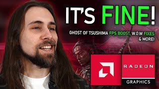 AMD Adrenalin 2451 Drivers  FPS Boost in Ghost of Tsushima LOTS of FIXES amp More [upl. by Philbert583]