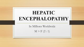 HEPATIC ENCEPHALOPATHY What You Need to Know cirrhosis hepatitis liverfailure [upl. by Ebarta]