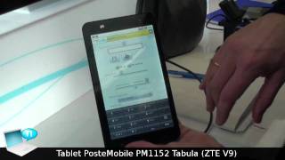 Tablet PosteMobile PM1152 Tabula ZTE V9 [upl. by Trumann]