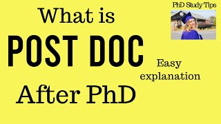 What is a postdoctoral fellowship or postdoc researcher [upl. by Prissy882]