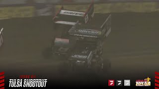 Winged Outlaw 55Lap Feature  2023 Lucas Oil Tulsa Shootout [upl. by Enirok279]