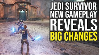 Star Wars Jedi Survivor Gameplay Reveals Big Changes Star Wars Jedi Fallen Order 2 [upl. by Dnalra]