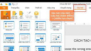 Avina Authoring Tools  Hướng dẫn soạn câu hỏi trắc nghiệm nhiều lựa chọn [upl. by Enuahs408]