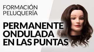 Permanente ondulada en las puntas [upl. by Llenra208]