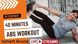 Best Core body workout to reduce belly fat get flat abs by Ismart Aruna [upl. by Orag112]