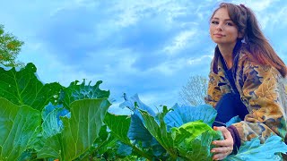 What I Eat on the Farm 🌽 Rural Bulgarian Village 🥕Traditional Balkan Life Eastern Europe [upl. by Housen]