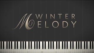 Winter Melody  Jacobs Piano \\ Synthesia Piano Tutorial [upl. by Sigsmond]