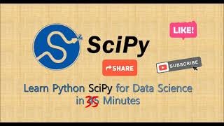 Python SciPy Crash Course in 35 Minutes  Scientific Python Crash Couse  ML with ScipPy [upl. by Rotce]