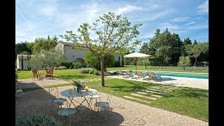 Beautiful Luxury retreat Mas des Poètes in Saint Remy Provence [upl. by Aneertak]