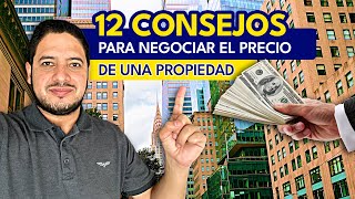 12 consejos para negociar el precio de una propiedad [upl. by Oneg333]