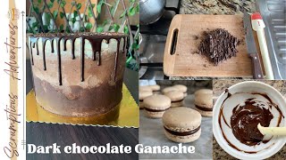 Dark chocolate ganache by Scrumptious Adventures  delicious and easy [upl. by Norek]