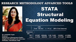 19 STATA Structural Equation Modeling sem SEM construct [upl. by Susanetta]