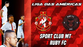 SPORT MT BRA X RUBY ARG  LIGA DAS AMÉRICAS  FUT 7 [upl. by Tabina787]