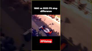 Formula 1 pit stop 1990 vs 2023 f1racing pitstop racing [upl. by Acissehc]