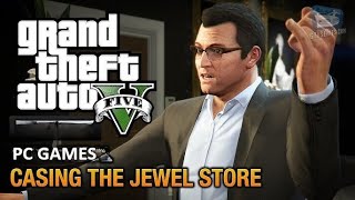 Casing The Jewel Store Mission  GTA 5 Gameplay 7 [upl. by Yrekaz]