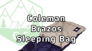 Coleman Brazos Sleeping Bag Review [upl. by Golanka]