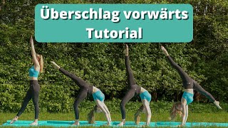 Überschlag vorwärts  Tutorial  Handstand Überschlag  Schrittüberschlag  Bogengang vorwärts [upl. by Silver]