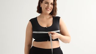 How to measure your size for the perfect Etalon posture bra size [upl. by Elka]