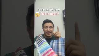 Algodon vs Poliester telas moda textiles ropa [upl. by Haggai]