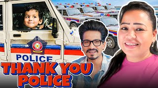 Police Ki Gaadi Main Baithkar Golla Khush Ho Gaya 😍  Bharti Singh  Haarsh Limbachiyaa  Golla [upl. by Prochoras]