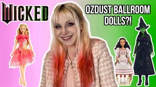 NEW Ozdust Ballroom WICKED Movie Dolls Elphaba Glinda amp Nessarose Doll Review [upl. by Jacenta]