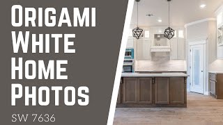 Sherwin Williams Origami White  WhiteGreige Paint Color [upl. by Ert]