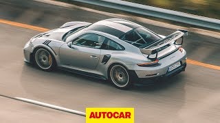 Porsche 911 GT2 RS review  most powerful 911 driven  Autocar [upl. by Pontias319]