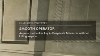 Acquire The Bunker Key In Desperate Measures Without Killing Anyone Smooth Operator Challenge [upl. by Trab]