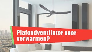 60 Plafondventilator voor verwarmen [upl. by Mufi]