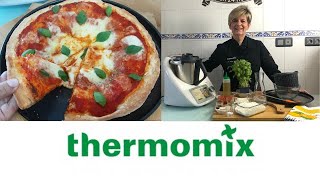 Cocina con Thermomix una Pizza estilo napolitano [upl. by Lindi]