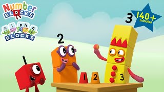 Learn to read amp count  140 mins of Alphablocks amp Numberblocks Level 1  LearningBlocks [upl. by Daven47]