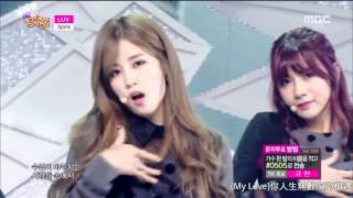 【HD應援中字】141122 Apink  LUV Music Core [upl. by Inalaehon817]