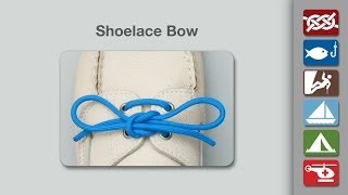 Shoelace Bow Knot  How to Tie Shoelaces Bow Knot [upl. by Blackstock]