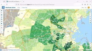 Mapping Your Business Data Online With GIS SaaS  Maptitude [upl. by Kinom]