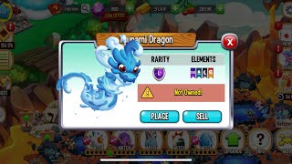 Hatching Tsunami dragon in Dragon City dragoncitygameplay dragoncity [upl. by Koerlin]