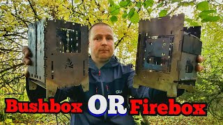 WHICH IS THE BETTER STOVE   Firebox Stove G2 or Bushbox XL [upl. by Nyltyak434]