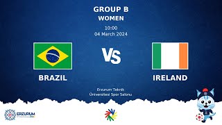 BRAZIL vs IRELAND  Futsal DEAFLYMPICS ERZURUM 2024  Women Group Stage [upl. by Fabria209]