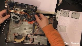 Разборка и чистка ноутбука Packard Bell Easy Note TE11HC [upl. by Tekla]