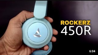 boAt Rockerz 450R Wireless Headphones Unboxing amp Review in Hindi [upl. by Thorrlow496]