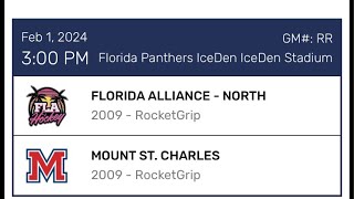 09 Florida Alliance North vs Mount St Charles  Exposure Cup [upl. by Airotcivairam281]