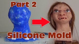 Silicone Creature Part 2 Silicone Mold Of Clay Sculpture [upl. by Sylvanus356]