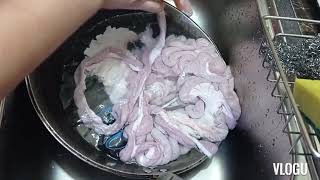 How to clean PIG intestine [upl. by Ocin]