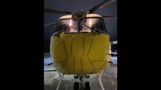 Flying the CH149 Cormorant in icing conditions conducting a medevac [upl. by Hearn474]