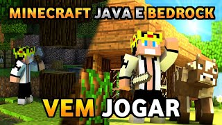 MINECRAFT 121 JAVA E BEDROCK COM INSCRITOS liveshorts shorts minecraft [upl. by Enoitna703]