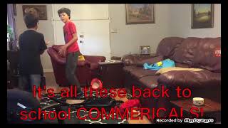 Insane kid rages over back to school commercials SMASHES TV reuploaded [upl. by Iddo598]