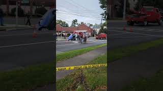 Sinkhole in Schenectady NY [upl. by Thorrlow]