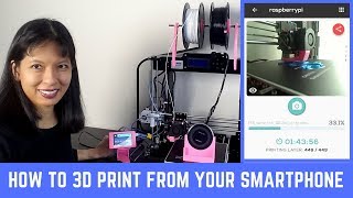 How to 3D Print from your smartphone with Raspberry Pi Octoprint and Astroprint [upl. by Harrell135]