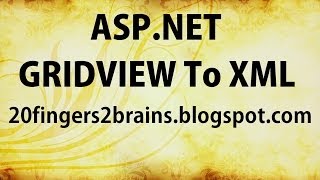 AspNet C Example Bind Gridview to XML File using Dataset [upl. by Maya157]